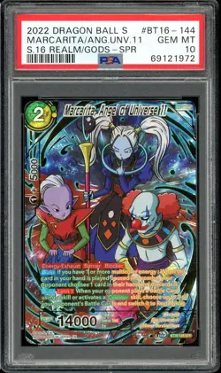 Marcarita Angel of Universe 11 BT16-144 SPR Dragon Ball Super Card Game PSA 10 - Image 1