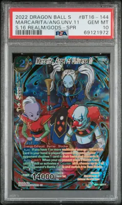 Marcarita Angel of Universe 11 BT16-144 SPR Dragon Ball Super Card Game PSA 10 - Image 2
