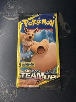 Pokemon Team Up 3 Card Factory Sealed Booster Pack - HEAVY 7.74g - Image 2