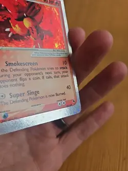 Pokemon TCG Magmar EX Ruby and Sapphire Holo Ultra Rare Card 100/109 NM - Image 3