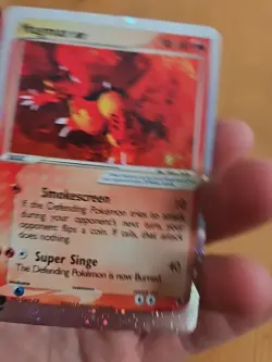 Pokemon TCG Magmar EX Ruby and Sapphire Holo Ultra Rare Card 100/109 NM - Image 4