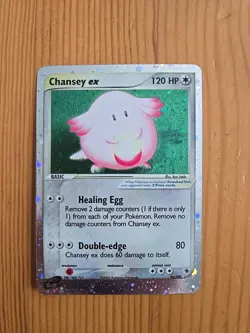Pokemon Chansey EX TCG Holo Ultra Rare Card Ruby and Sapphire 96/109 LP - Image 1