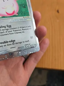 Pokemon Chansey EX TCG Holo Ultra Rare Card Ruby and Sapphire 96/109 LP - Image 3