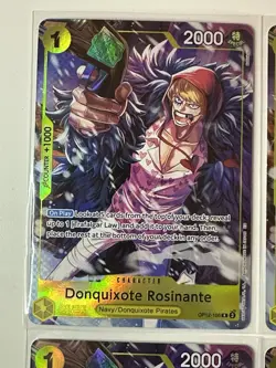 Donquixote Rosinante OP12-108 Illustration Box Vol. 6 Promo 4 Card Play Set Lot - Image 2