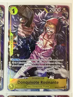 Donquixote Rosinante OP12-108 Illustration Box Vol. 6 Promo 4 Card Play Set Lot - Image 3
