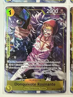 Donquixote Rosinante OP12-108 Illustration Box Vol. 6 Promo 4 Card Play Set Lot - Image 4