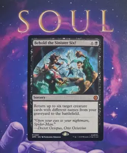 Behold The Sinister Six! Marvel's Spider-Man Regular Magic The Gathering NM - Image 1
