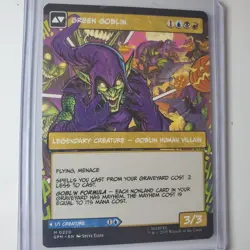 MTG Marvel Spiderman Norman Osborn Green Goblin Borderless Card Non-Foil 0220 - Image 1