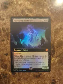 Harvester of Misery *FOIL* (Extended Art) Outlaws of Thunder Junction NM MTG - Image 1