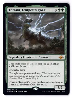 Thrasta, Tempest's Roar NM* Modern Horizons 2 ENGLISH 178/303 mtg -UnltdCards - Image 1