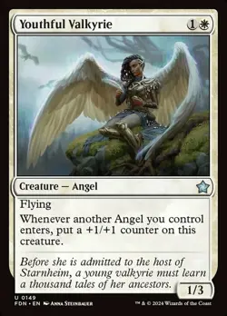Youthful Valkyrie Foundations #149 MTG NM - Image 1