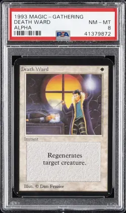 1993 MTG ALPHA DEATH WARD PSA 8 - Image 1