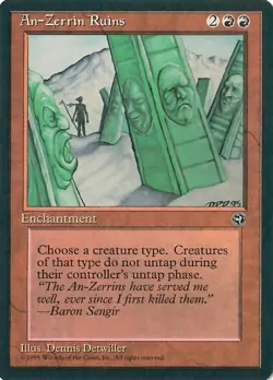 (4x) An-Zerrin Ruins - MtG Homelands - Common NM 1995 (c1) - Image 3
