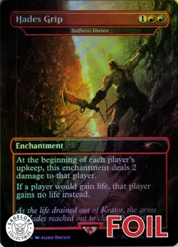 MTG Hades Grip - Sulfuric Vortex (2210) | NM Foil | Secret Lair God of War {SLD} - Image 1