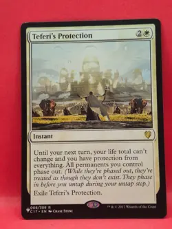 Near-Mint, English - 1 x MTG Teferi's Protection Commander 2017 - Image 1