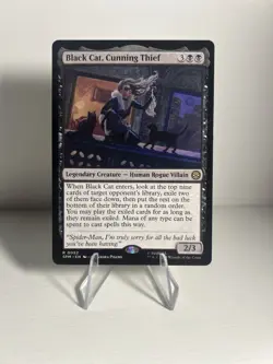 Black Cat, Cunning Thief - SPM 0052 - NM - MTG Magic - Image 1