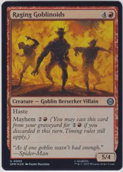 Raging Goblinoids - FOIL - Marvel's Spider-Man - MTG - Image 1