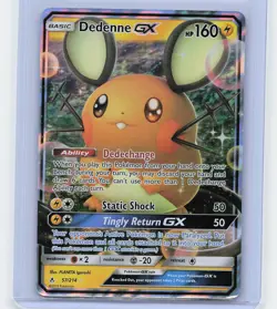 Dedenne GX 57/214 SM - Unbroken Bonds Pokemon TCG NM - Image 1
