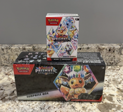 NEW POKEMON TCG SEALED LOT 2 Prismatic Evolutions Surprise Box & Booster Bundle - Image 1