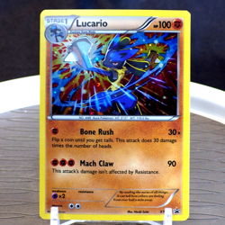 Lucario XY140 Cosmos Holo 2016 Black Star Promo Pokemon Card NM! - Image 2