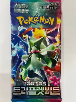 Korean Pokemon Scarlet & Violet "Triplet Beat" sv1a Booster Pack 1pack - Image 1