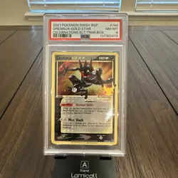 2021 Pokemon Celebrations Greninja Gold Star SWSH144 PSA 8 NM-MT Promo - Image 1