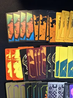 Pokemon TCG ETB Cardboard Inserts Dividers Lot w/ Miraidon Violet ETB Box - Image 3