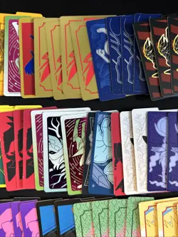 Pokemon TCG ETB Cardboard Inserts Dividers Lot w/ Miraidon Violet ETB Box - Image 4