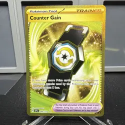 Pokemon TCG Counter Gain 249/191SV08: Surging Sparks Holo Card - Image 1