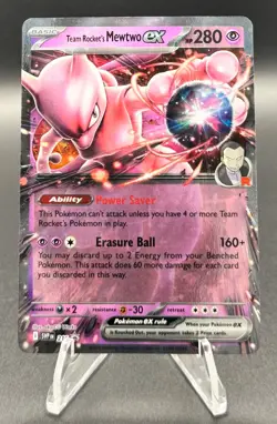 Team Rocket’s Mewto ex 216 - Pokemon TCG - Scarlet & Violet - Black Star Promo - Image 1