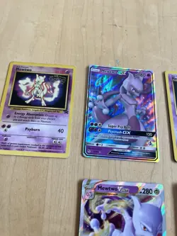 Pokemon Lot Mewtwo movie promo holos vintage AR 183/165 sv2a Japanese - Image 2