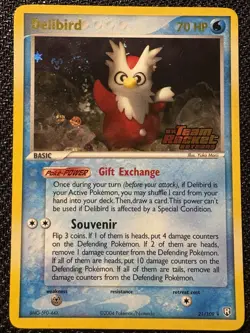 Pokemon TCG Delivers EX Team Rocket Returns Reverse Holo Stamped 21/109 LP - Image 1