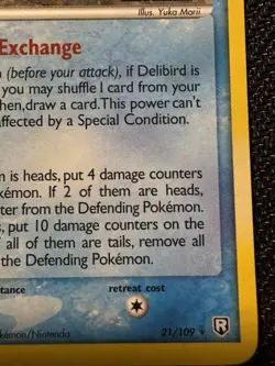 Pokemon TCG Delivers EX Team Rocket Returns Reverse Holo Stamped 21/109 LP - Image 4
