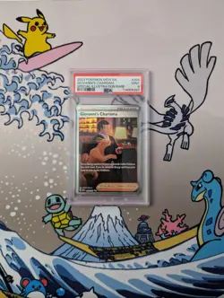 2023 POKEMON MEW EN-151 SPECIAL ILLUSTRATION RARE #204 GIOVANNI'S CHARISMA PSA 9 - Image 1
