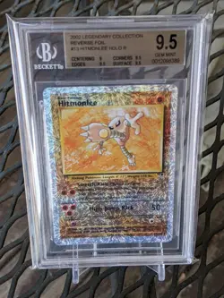 Pokemon Legendary Collection Reverse Holo Hitmonlee #13/110 BGS 9.5 GEM MINT - Image 1