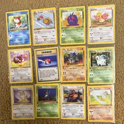 Pokemon Cards Jungle Series Lot Of 12 1st Edition WOTC 1999-2000 Vintage - Image 1
