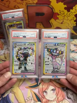 PSA 10 Umbreon Ex 176 & PSA 10 Espeon Ex 175 Pokemon Black Star Promos English - Image 1