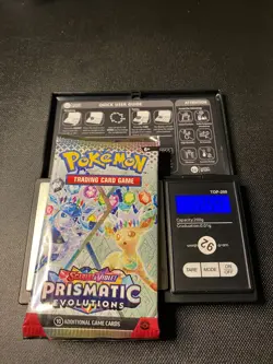 22.54g Prismatic Evolutions Pokemon Booster Pack New Sealed - Image 1