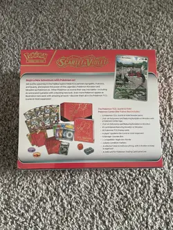 Pokemon Center Exclusive Scarlet & Violet Base Koraidon Scarlet Red ETB (SV1) - Image 3