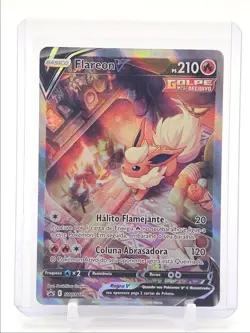 FLAREON V 2021 POKEMON SWORD BLACK STAR PROMO PORTUGUESE SWSH179 Q6100 - Image 1