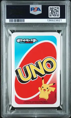 2020 UNO POKEMON JAPANESE BACK-RED-DRAW 2 VICTINI PSA 10 - Image 2