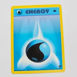 Pokemon TCG Water Energy Gym Challenge 1st Edition 132/132 WotC 2000 English - Image 1