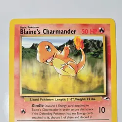 Blaine's Charmander 61/132 Gym Heroes Unlimited Common Pokemon TCG WOTC 1999 - Image 2