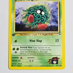 2000 Pokemon Gym Heroes Erika's Tangela 79/132 1st Edition WotC Vintage TCG Card - Image 3