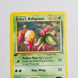 2000 Pokemon Gym Heroes Erika's Bellsprout 75/132 1st Edition WotC Vintage - Image 2