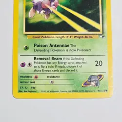 Pokemon Sabrina's Venonat 96/132 Gym Heroes Unlimited Common WotC 2000 - Image 3