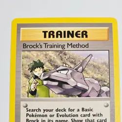 2000 Pokemon Gym Heroes Brock’s Training Method 106/132 1st Edition Common WOTC - Image 2