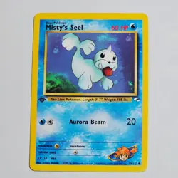 Vintage 2000 Pokemon Misty’s Seel 88/132 Gym Heroes 1st Edition WOTC TCG Card - Image 1