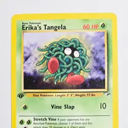 2000 Pokemon Gym Heroes Erika's Tangela 79/132 1st Edition WotC Vintage TCG Card - Image 2