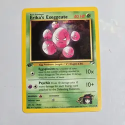 2000 Pokemon Gym Heroes Erika's Exeggcute 77/132 1st Edition WotC VTG Common - Image 1